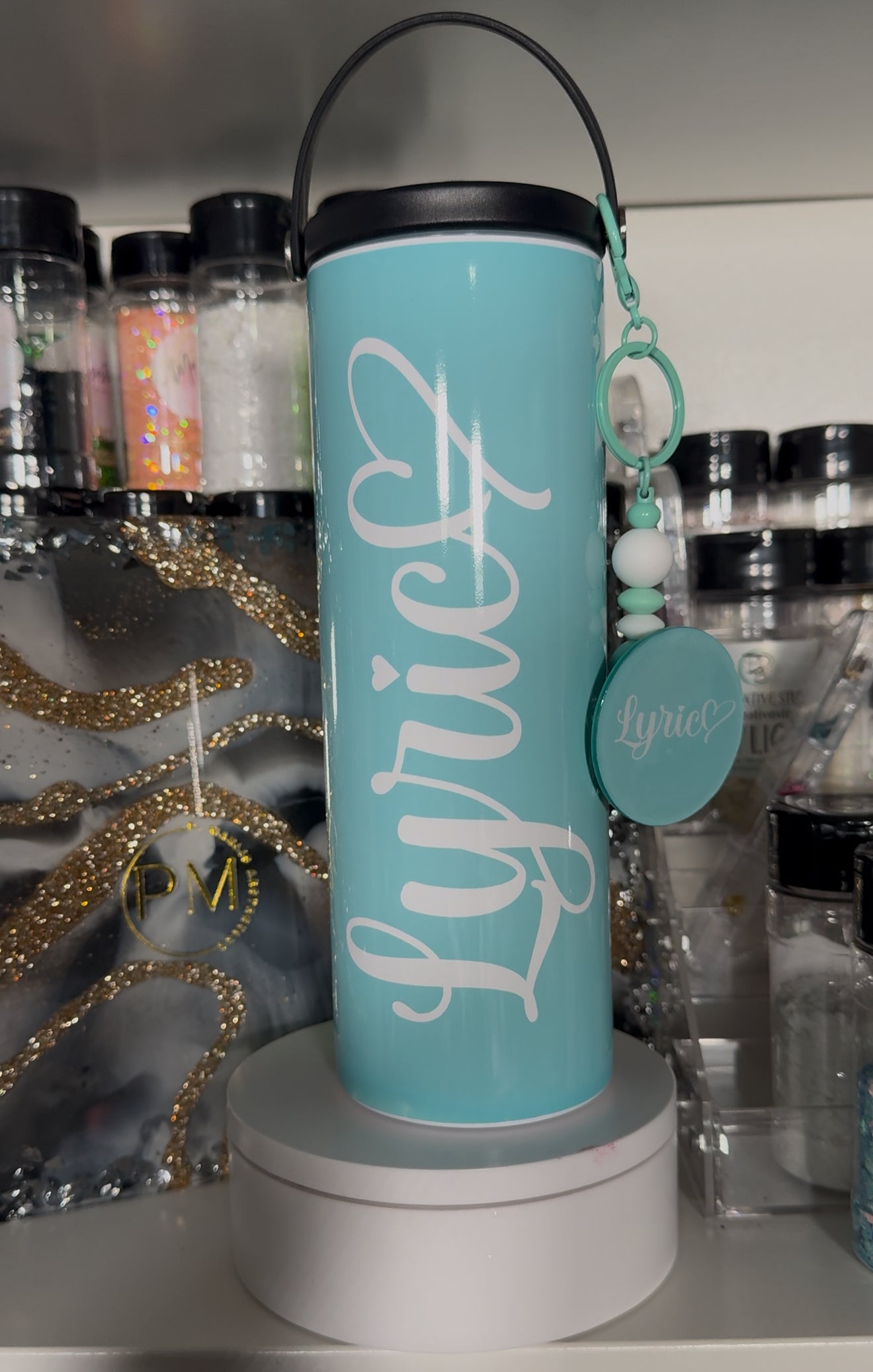 20oz Stainless Steel Water Bottle with Handle