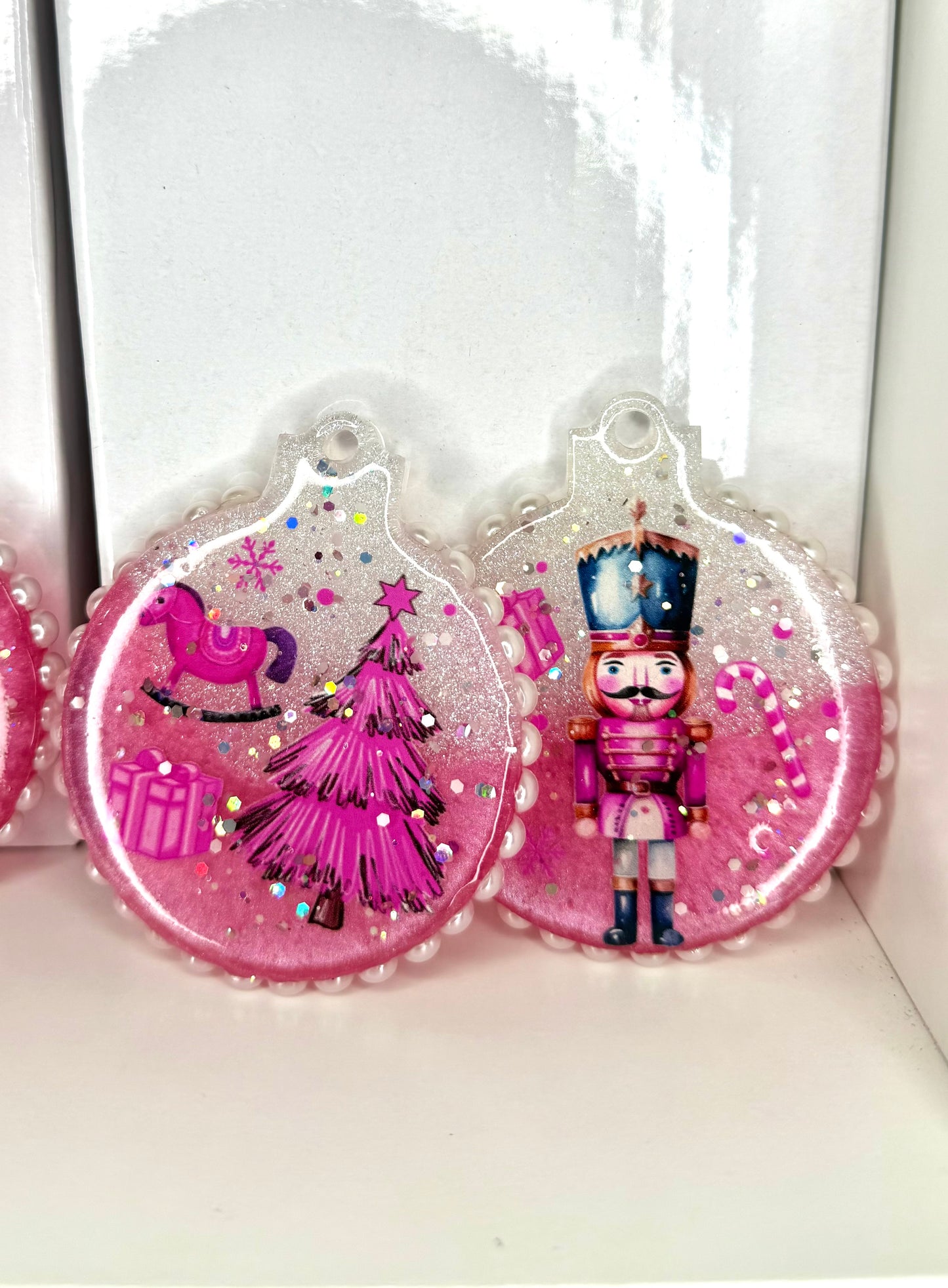 Pink Christmas Ornaments
