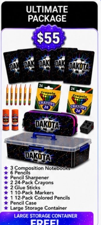 Custom Back to School Supplies