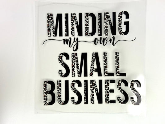 Minding my small business