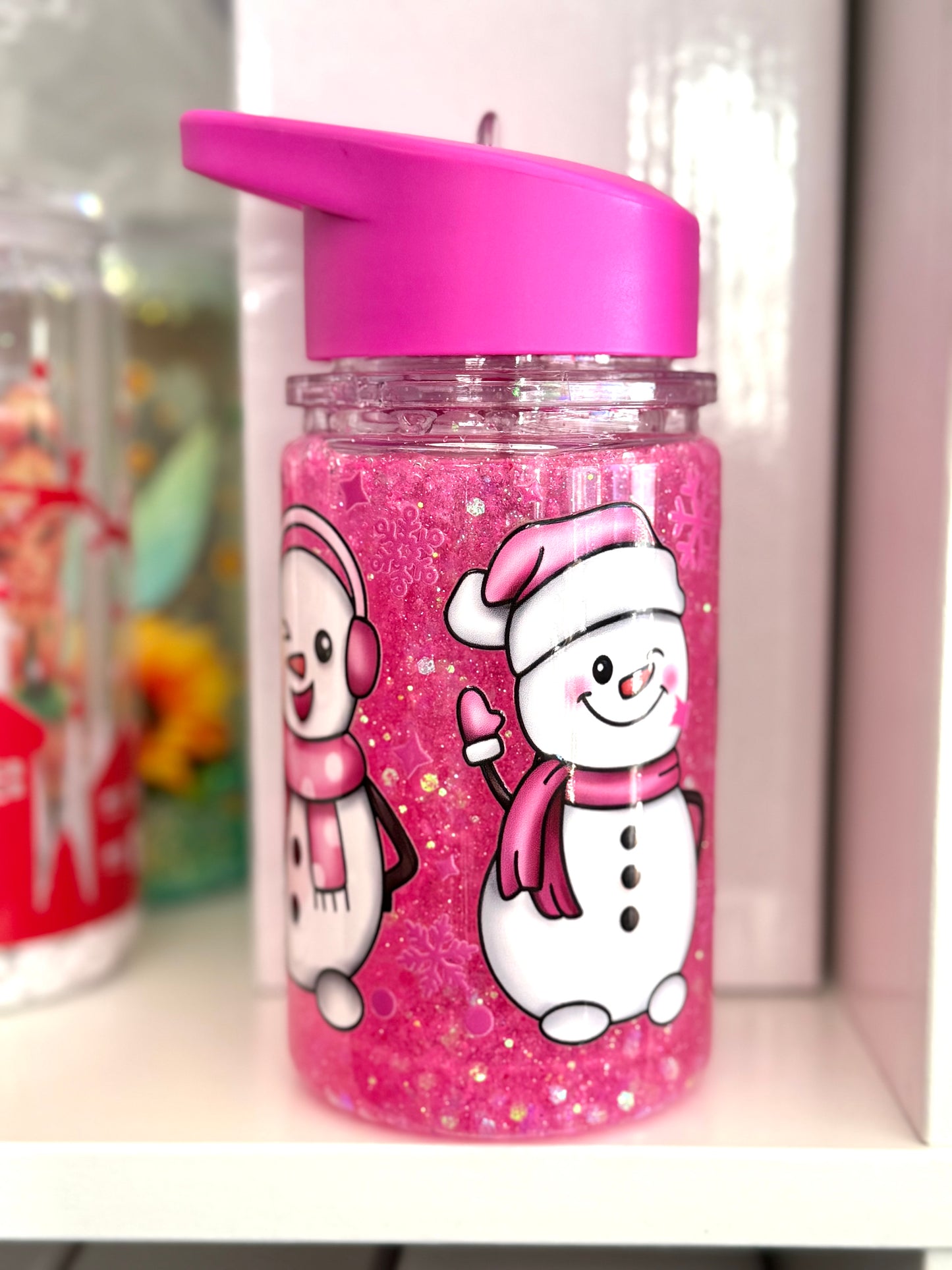 Pink Snowman